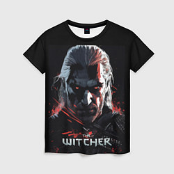 Женская футболка The Witcher dark style