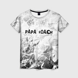 Футболка женская Papa Roach white graphite, цвет: 3D-принт