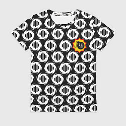 Женская футболка Serious Sam logo pattern