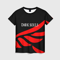 Женская футболка Dark souls game wings