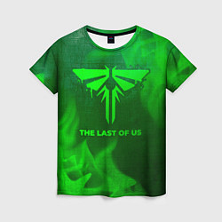 Футболка женская The Last Of Us - green gradient, цвет: 3D-принт