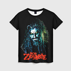 Футболка женская Rob zombie portrait, цвет: 3D-принт