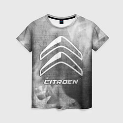 Женская футболка Citroen - grey gradient