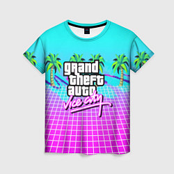 Женская футболка Vice city tropic collection