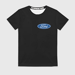 Футболка женская FORD logo auto, цвет: 3D-принт
