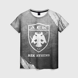 Женская футболка AEK Athens - grey gradient