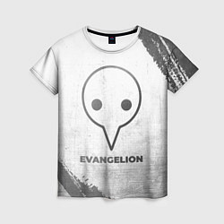 Женская футболка Evangelion - white gradient