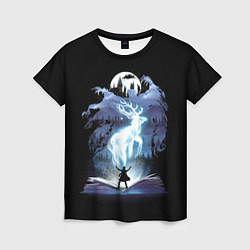 Женская футболка Harry Potter patronus and dementors