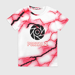 Футболка женская Portal storm, цвет: 3D-принт