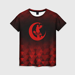 Футболка женская Angels of Death red poly, цвет: 3D-принт