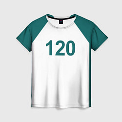 Женская футболка Игра в кальмара 120