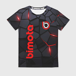 Футболка женская Bimoto - плиты с эффектом свечения, цвет: 3D-принт