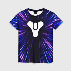 Женская футболка Destiny neon energy