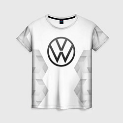 Женская футболка Volkswagen white poly