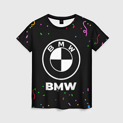 Женская футболка BMW конфети