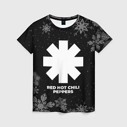 Женская футболка Снежный Red Hot Chili Peppers