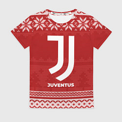 Футболка женская Новогодний Juventus, цвет: 3D-принт