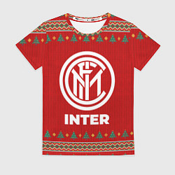 Футболка женская Inter new year, цвет: 3D-принт
