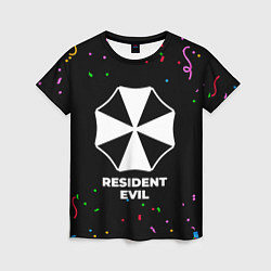 Футболка женская Resident Evil конфети, цвет: 3D-принт
