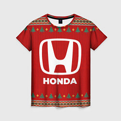 Футболка женская Honda new year, цвет: 3D-принт