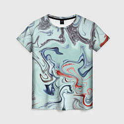 Женская футболка Crazy waves