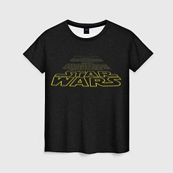 Женская футболка Star Wars - вступительные титры