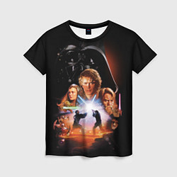 Футболка женская Звездные войны - Месть ситхов, цвет: 3D-принт