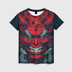Женская футболка Red demon Oni