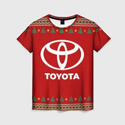 Женская футболка Toyota new year