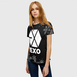 Футболка женская Снежный Exo, цвет: 3D-принт — фото 2