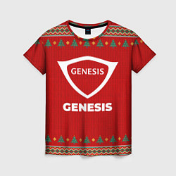 Женская футболка Genesis new year