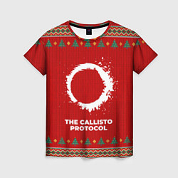 Женская футболка The Callisto Protocol new year