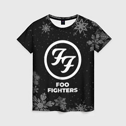 Женская футболка Снежный Foo Fighters