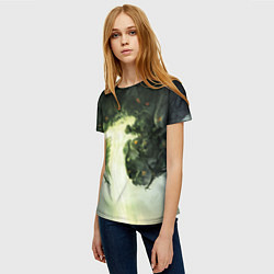 Футболка женская Illustration Dragon Age Inquisition, цвет: 3D-принт — фото 2