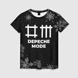 Футболка женская Снежный Depeche Mode, цвет: 3D-принт