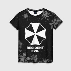 Женская футболка Снежный Resident Evil