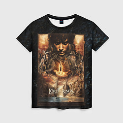 Футболка женская Lord of the rings - the fellowship of the ring, цвет: 3D-принт