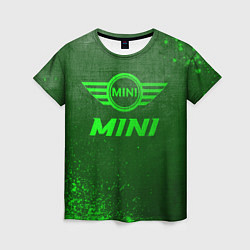 Футболка женская Mini - green gradient, цвет: 3D-принт