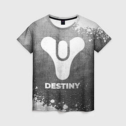 Женская футболка Destiny - grey gradient