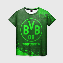 Футболка женская Borussia - green gradient, цвет: 3D-принт