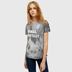 Футболка женская Final Fantasy - grey gradient посередине, цвет: 3D-принт — фото 2