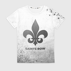 Женская футболка Saints Row - white gradient