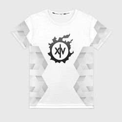 Женская футболка Final Fantasy white poly