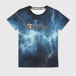 Футболка женская Stronghold сrusader сила молний, цвет: 3D-принт