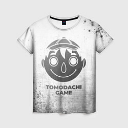 Женская футболка Tomodachi Game - white gradient