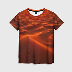 Женская футболка Красная жара