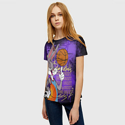 Футболка женская Багз Банни - Looney Tunes, цвет: 3D-принт — фото 2