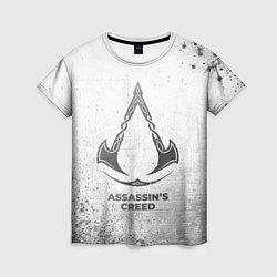 Женская футболка Assassins Creed - white gradient