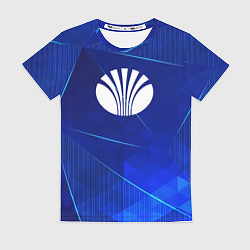 Женская футболка Daewoo blue poly