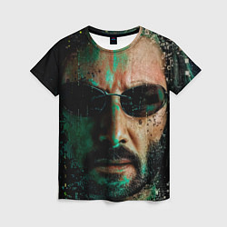 Футболка женская Matrix - Keanu Reeves, цвет: 3D-принт